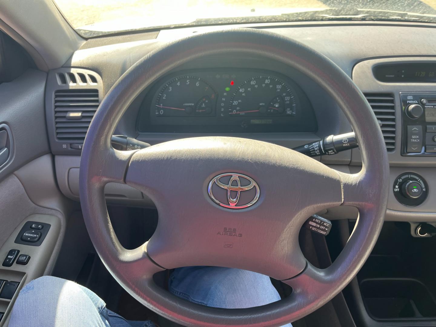 2002 SILVER /gray Toyota Camry LE (4T1BE32K72U) with an 2.4L L4 DOHC 16V engine, Automatic transmission, located at 14700 Tomball Parkway 249, Houston, TX, 77086, (281) 444-2200, 29.928619, -95.504074 - Photo#15